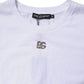 Dolce & Gabbana White Cotton Sleeveless Round Neck Tank Top