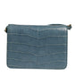 Dolce & Gabbana Green Exotic Leather DG Plaque Crossbody Mini Bag