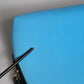 Dolce & Gabbana Blue DG Logo Print Clutch Zip Borse Pouch Bag