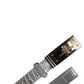 Dolce & Gabbana Silver Classic Gold Logo Plaque Buckle Belt