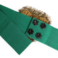 Dolce & Gabbana Green Stretch Wide Waist Heart Embellished Belt