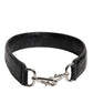 Dolce & Gabbana Black Alligator Leather Bag Shoulder Strap