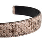Dolce & Gabbana Black Cream Exotic Leather Bag Shoulder Strap