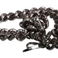 Dolce & Gabbana Black Chain Logo Engraved Bag Shoulder Strap
