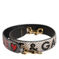 Dolce & Gabbana Multicolor DG AMORE Patch Bag Shoulder Strap