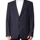 Dolce & Gabbana Black Wool Single Breasted Coat Blazer Suit