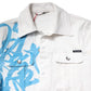 Dolce & Gabbana White Graffiti Cotton Stretch Denim Jacket