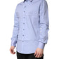 Dolce & Gabbana Light Blue Cotton SICILIA Dress Formal Shirt