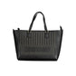 Mario Valentino Nero Polyurethane Women's Bag with Adjustable Shoulder Strap