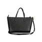 Mario Valentino Nero Polyurethane Women's Bag with Adjustable Shoulder Strap