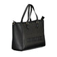 Mario Valentino Nero Polyurethane Women's Bag with Adjustable Shoulder Strap