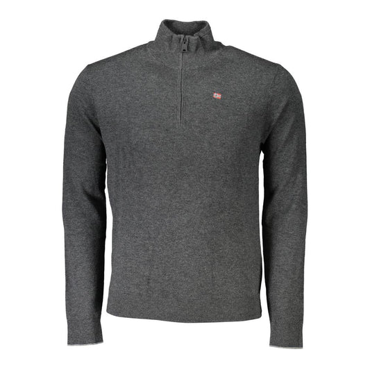 Napapijri Grigio Tessuto Men Sweater