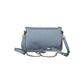 Mario Valentino Azzurro Polyurethane Women's Bag With Shoulder Strap