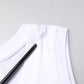 Dolce & Gabbana White Cotton Sleeveless Crew Neck T-shirt