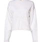 Jil Sander White Viscose Crew Neck Long Sleeves Pullover Sweater