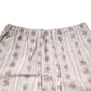 Dolce & Gabbana Beige Floral Print Cotton Men Pajama Set Sleepwear