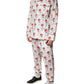 Dolce & Gabbana Multicolor Floral Print Cotton Pajama Set Sleepwear
