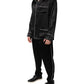 Dolce & Gabbana Black Silk Shirt Pants Pajama Set Sleepwear