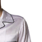 Dolce & Gabbana White Satin Silk Men Pajama Set Sleepwear