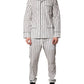 Dolce & Gabbana White Black Stripes Cotton Men Pajama Set Sleepwear