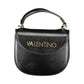 Mario Valentino Nero Polyurethane Women's Bag with Handle and Shoulder Strap