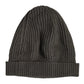 Dolce & Gabbana Green Wool DG Plaque Knitted Winter Beanie Hat