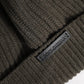 Dolce & Gabbana Green Wool DG Plaque Knitted Winter Beanie Hat
