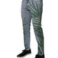Dolce & Gabbana Light Blue Leaf Cotton Classic Men Denim Jeans