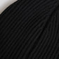 Dolce & Gabbana Black Cashmere Knitted Winter Beanie Hat