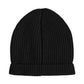 Dolce & Gabbana Black Cashmere Knitted Winter Beanie Hat
