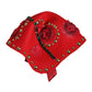 Dolce & Gabbana Red Crystal Gold Roses Brooch Embellished Hat