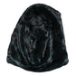 Dolce & Gabbana Black Weasel Fur Womens Beanie Hat