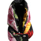 Dolce & Gabbana Black Floral Print Whole Head Wrap Hat
