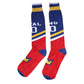 Dolce & Gabbana Multicolor Printed Cotton Over Calf Socks