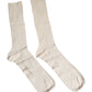 Dolce & Gabbana Beige Cotton Stretch Logo Mid Calf Socks