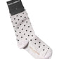 Dolce & Gabbana Gray Viscose Stretch Dotted Socks