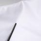Dolce & Gabbana White Nylon Full Zip Cropped Bomber Jacket