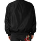 Dolce & Gabbana Black Long Sleeves Full Zip Bomber Jacket