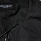 Dolce & Gabbana Black Nylon Logo Full Zip Bomber Jacket
