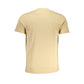 Cavalli Class Beige Cotton Men T-Shirt