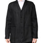 Dolce & Gabbana Black Linen Single Breasted Men Coat Blazer
