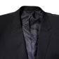 Dolce & Gabbana Dark Blue Wool Single Breasted Coat Blazer