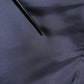 Dolce & Gabbana Dark Blue Silk Double Breasted Shirt