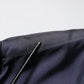 Dolce & Gabbana Dark Blue Silk Double Breasted Shirt