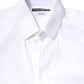 Dolce & Gabbana White Cotton GOLD Dress Formal Collared Shirt