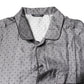 Dolce & Gabbana Gray Polka Dot Silk Long Sleeve Shirt