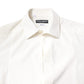 Dolce & Gabbana White Silk GOLD Dress Formal Collared Shirt