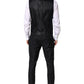 Dolce & Gabbana Black Double Breasted Formal 3 Piece Suit