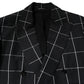 Dolce & Gabbana Black TAORMINA Double Breasted 2 Piece Suit