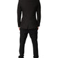 Dolce & Gabbana Black Single Breasted Formal 3 Piece Suit